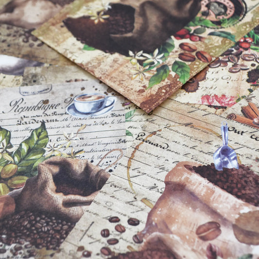 Coffee Beans : Decorative Paper Pad