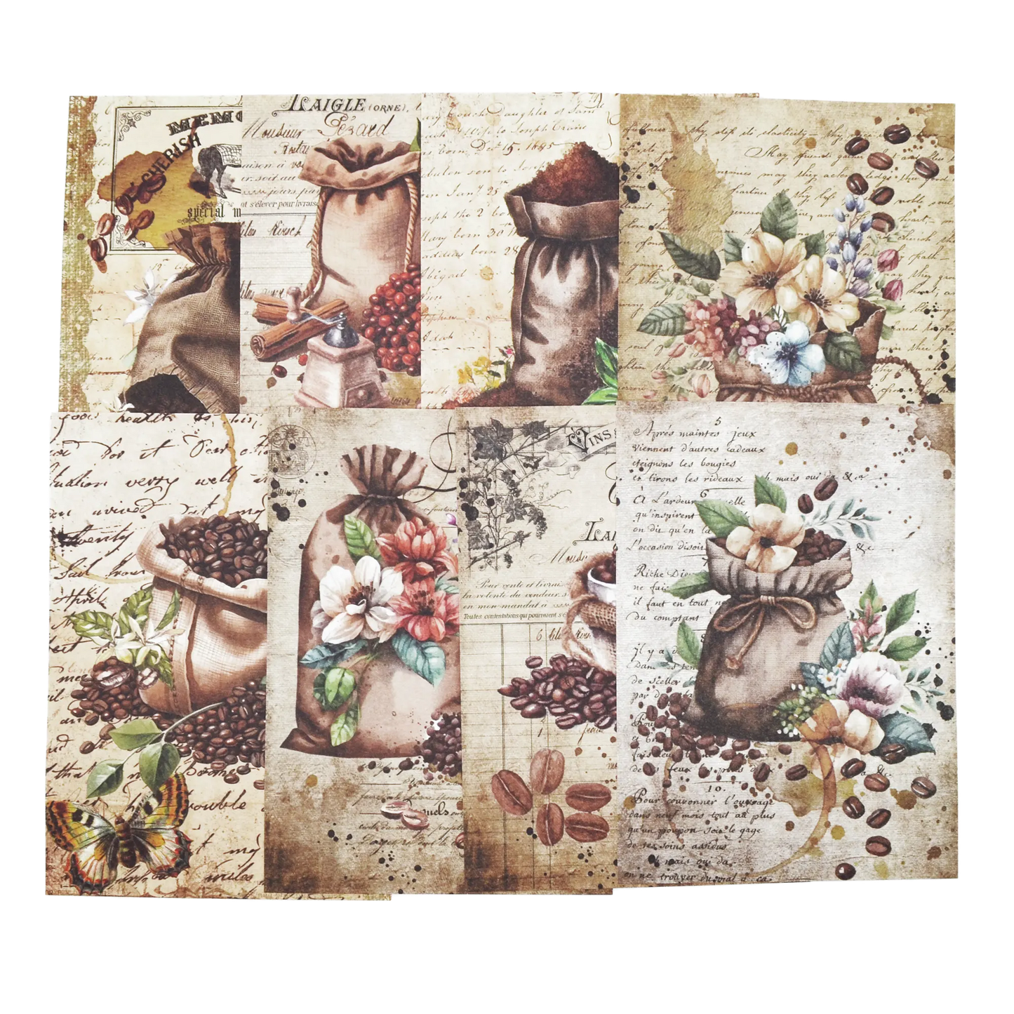 Coffee Beans : Decorative Paper Pad