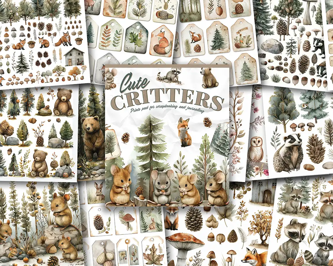 Cute Critters - ScrapBookResourceCo