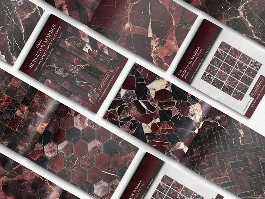 Dark Burgundy Marble