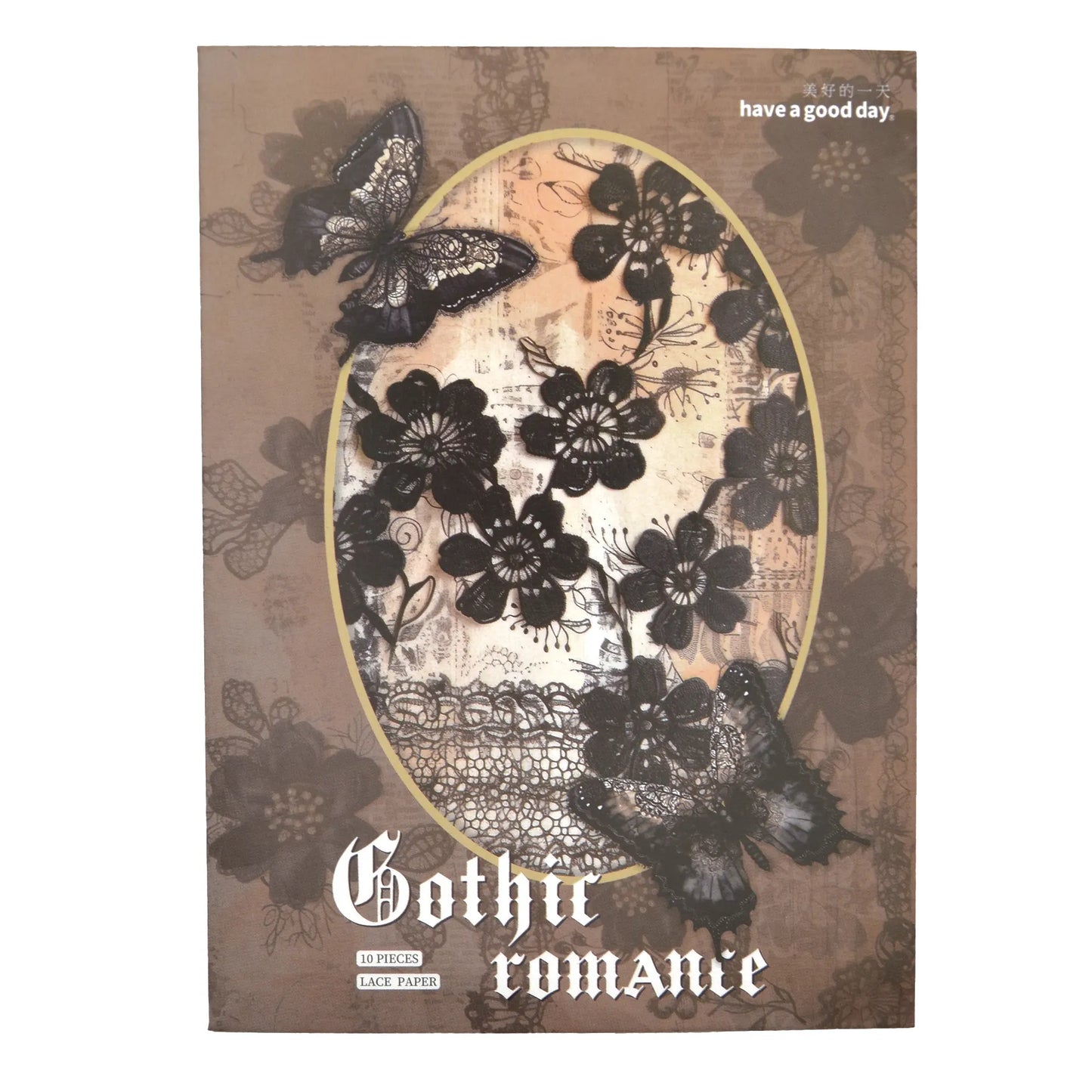 Dark Elegance : Die Cut Lace Paper