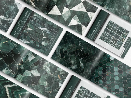 Dark Forest Green Marble