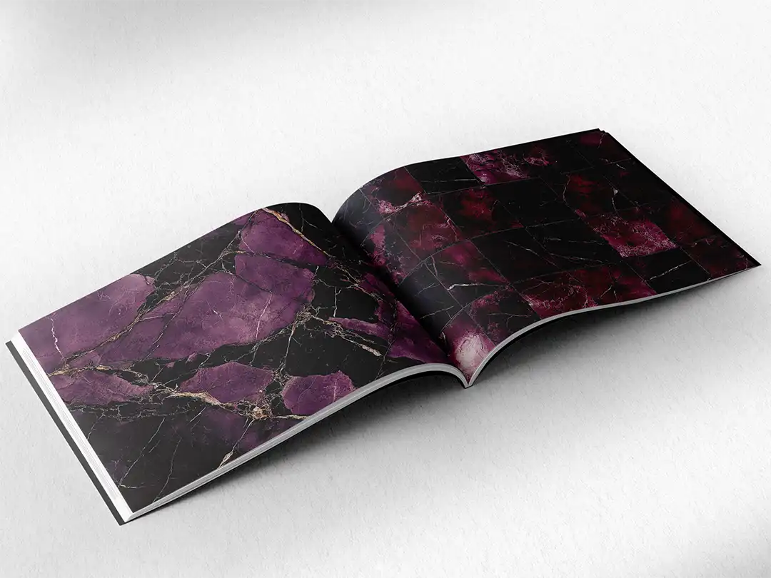 Dark Plum Marble