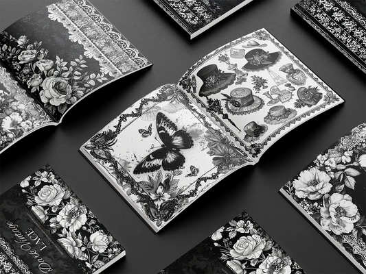 Dark Vintage Lace - ScrapBookResourceCo