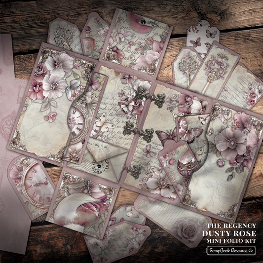 The Regency Dusty Rose Mini Folio Kit Style 1
