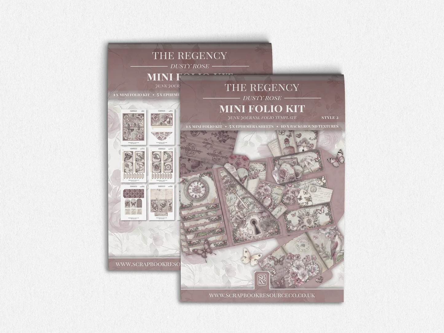 The Regency Dusty Rose Mini Folio Kit Style 2
