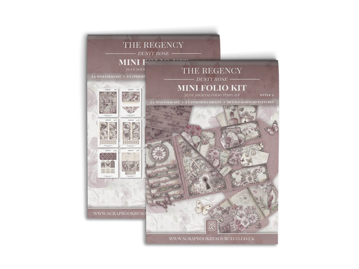 The Regency Dusty Rose Mini Folio Kit Style 2