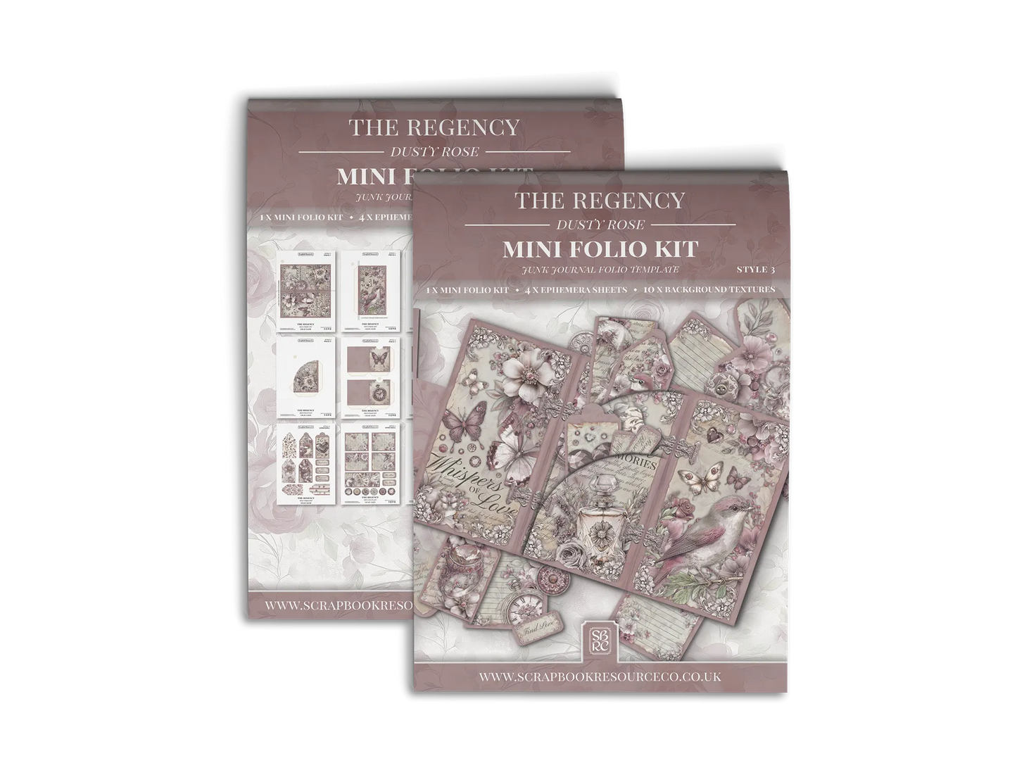 The Regency Dusty Rose Mini Folio Kit Style 3