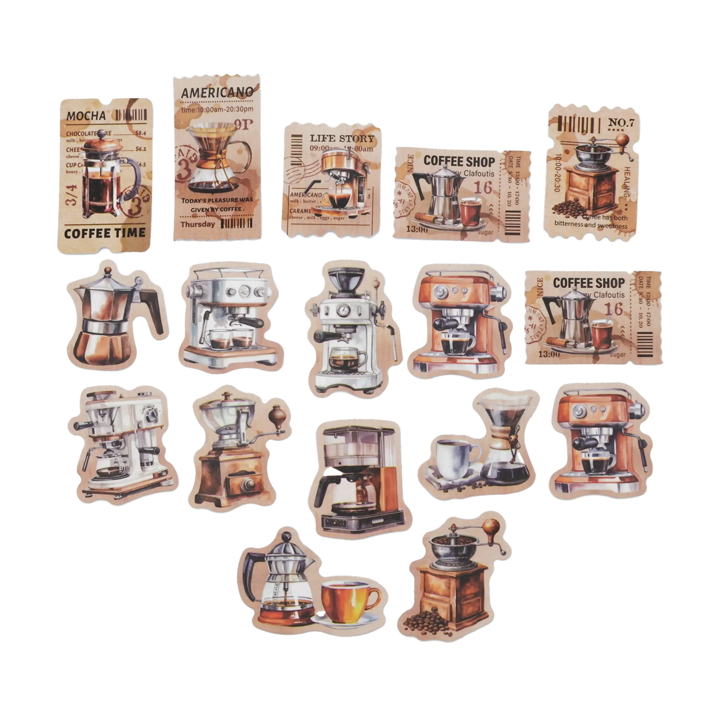 Espresso : Coffee Themed Stickers