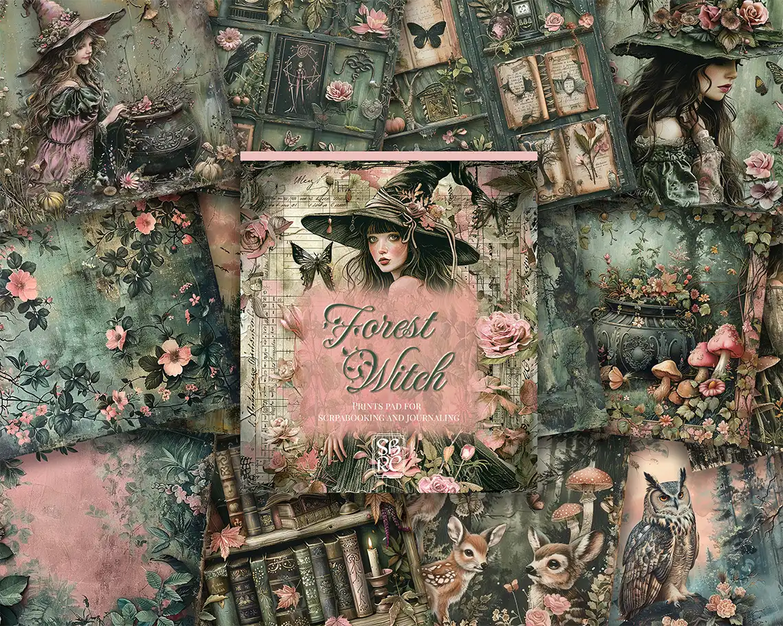 Forest Witch - ScrapBookResourceCo