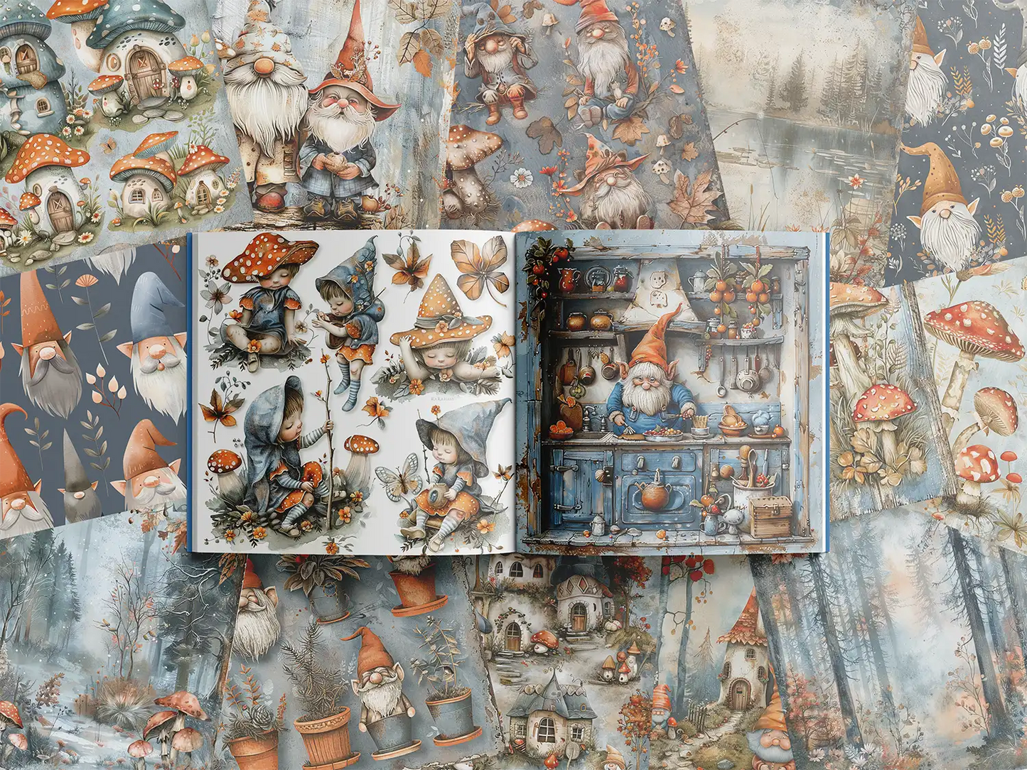 Gnome Village - ScrapBookResourceCo