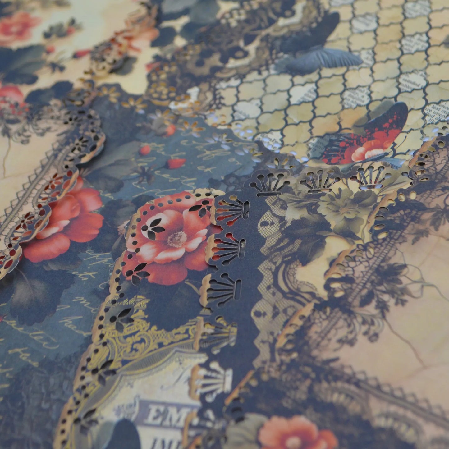 Gothic Bloom : Die Cut Lace Paper