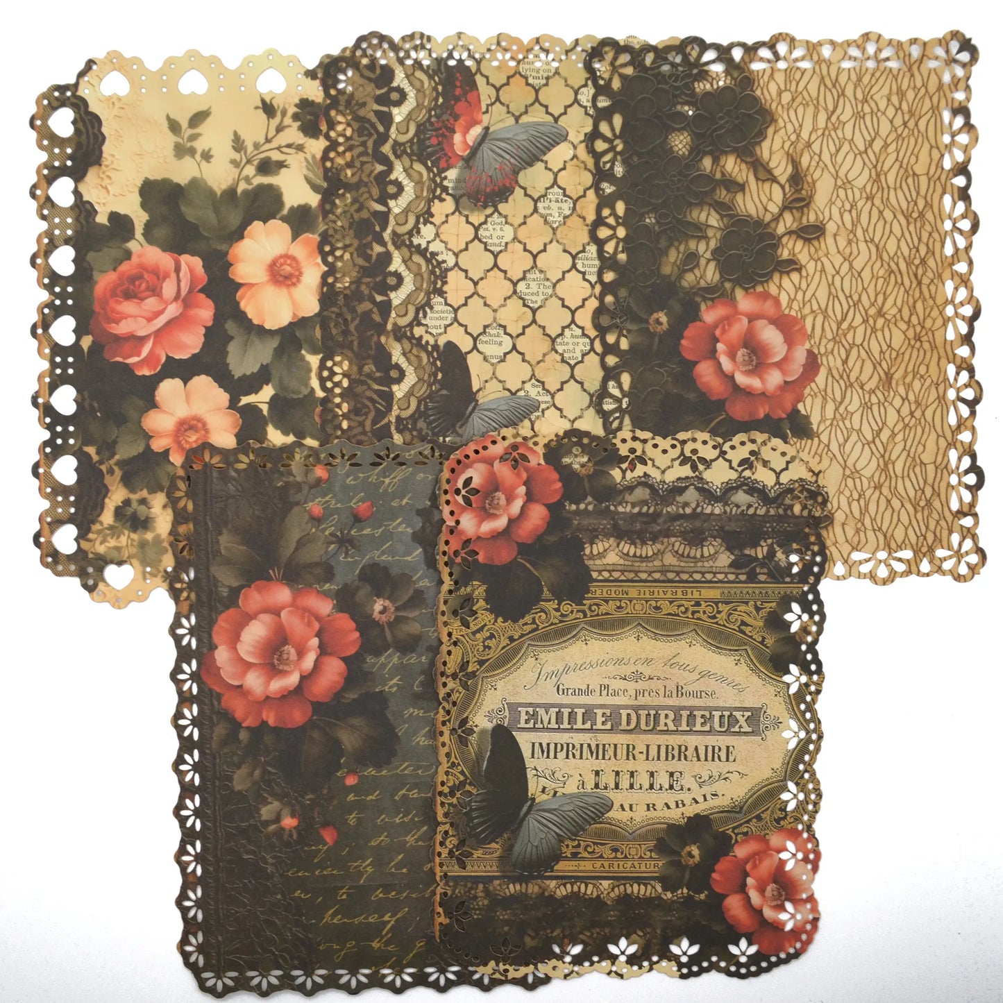 Gothic Bloom : Die Cut Lace Paper