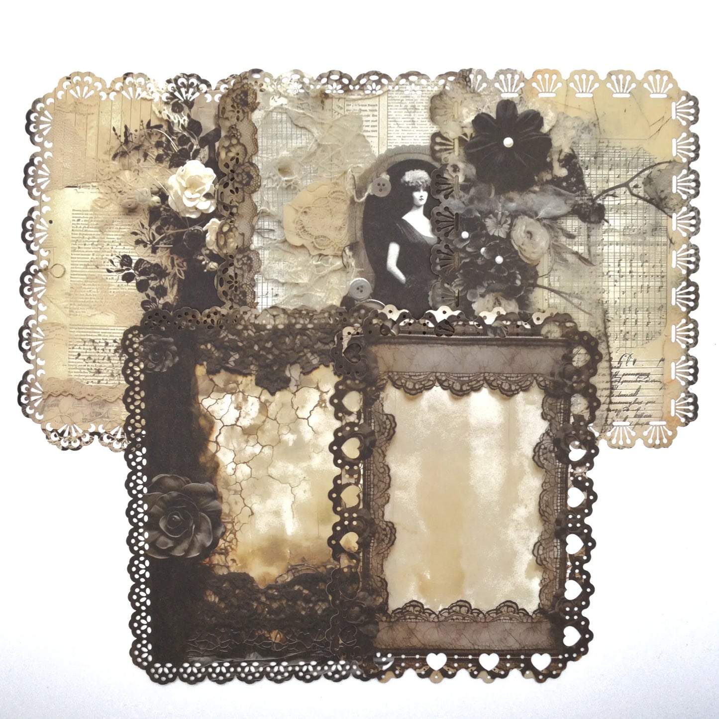 Gothic Noir : Die Cut Lace Paper