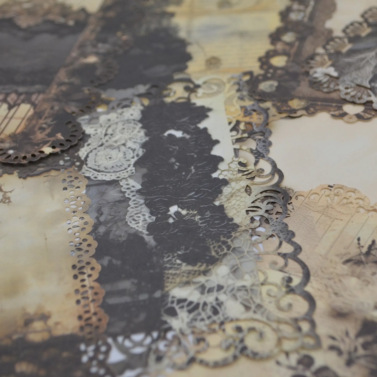 Gothic Noir : Die Cut Lace Paper
