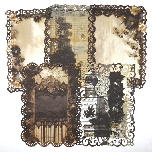 Gothic Noir : Die Cut Lace Paper