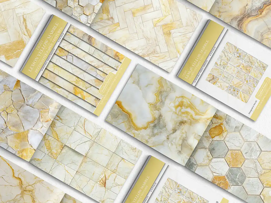 Light Lemon Yellow Marble