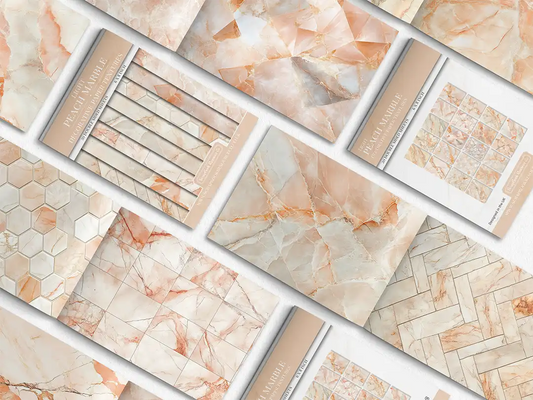 Light Peach Marble