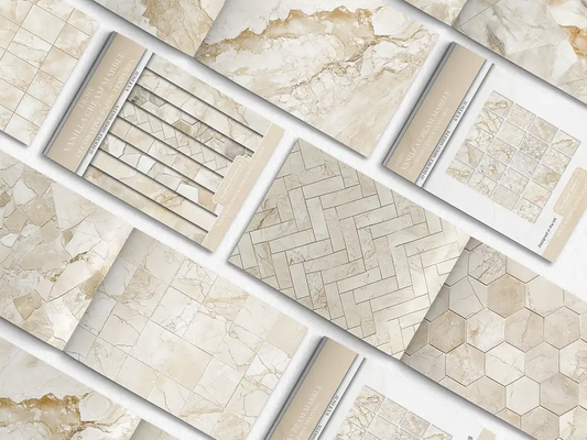 Light Vanilla Cream Marble