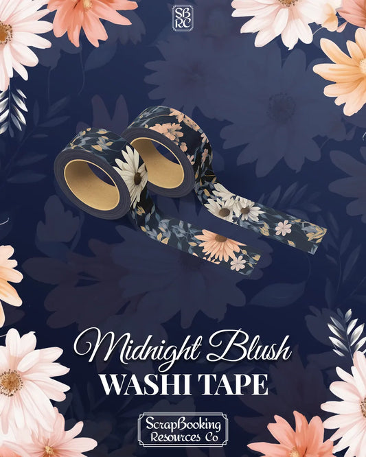 Midnight Blush Washi Tape - ScrapBookResourceCo