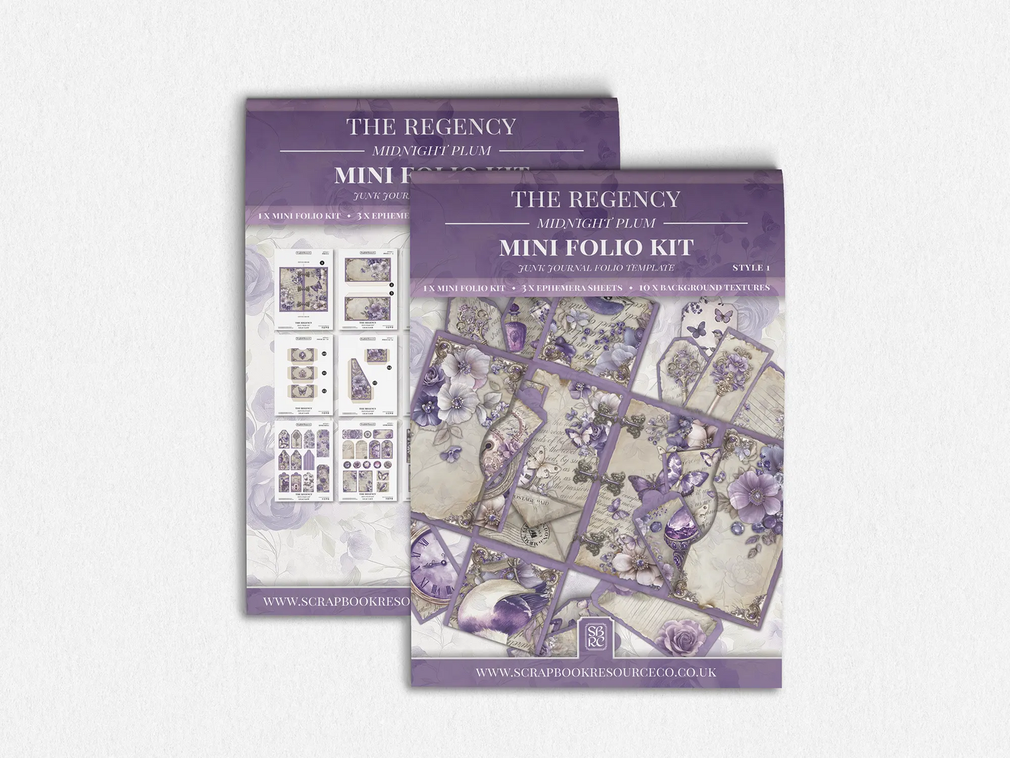 The Regency Midnight Plum Mini Folio Kit Style 1
