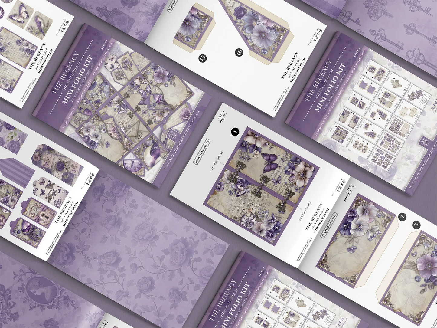 The Regency Midnight Plum Mini Folio Kit Style 1