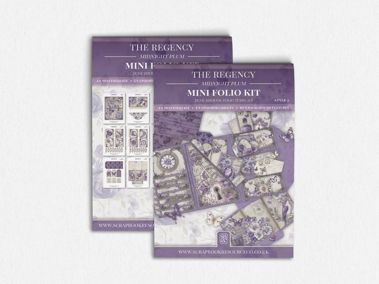 The Regency Midnight Plum Mini Folio Kit Style 2