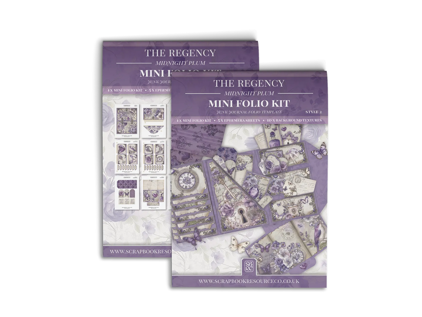The Regency Midnight Plum Mini Folio Kit Style 2