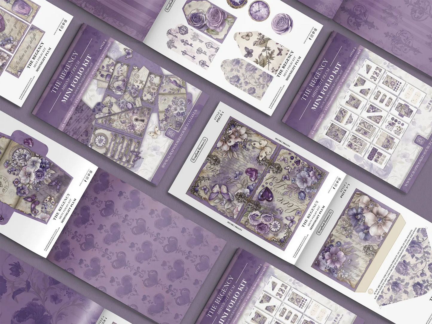 The Regency Midnight Plum Mini Folio Kit Style 2