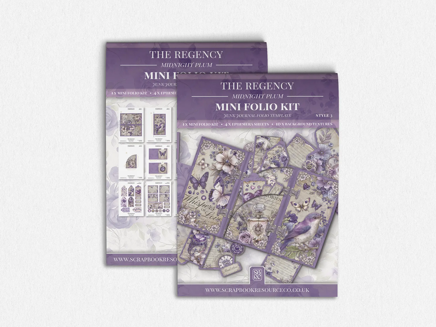 The Regency Midnight Plum Mini Folio Kit Style 3