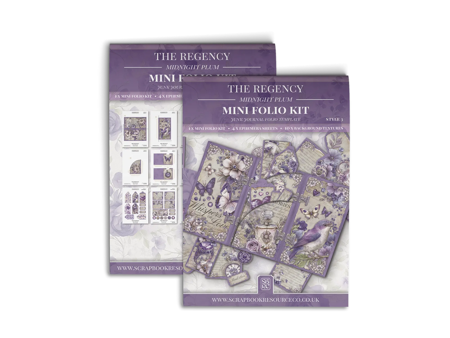 The Regency Midnight Plum Mini Folio Kit Style 3