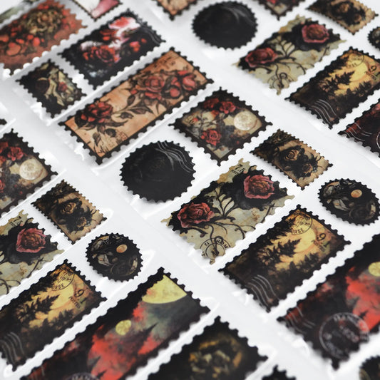 Midnight Rose : Sticker Roll