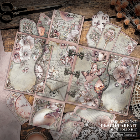 The Regency Peach Parfait Mini Folio Kit Style 1
