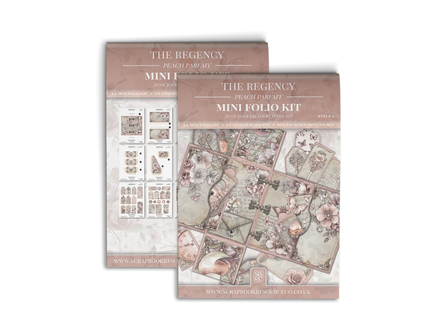 The Regency Peach Parfait Mini Folio Kit Style 1