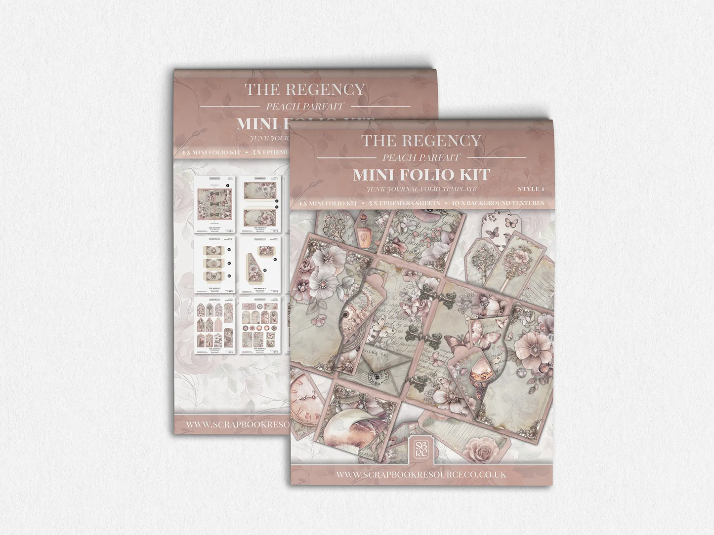 The Regency Peach Parfait Mini Folio Kit Style 1