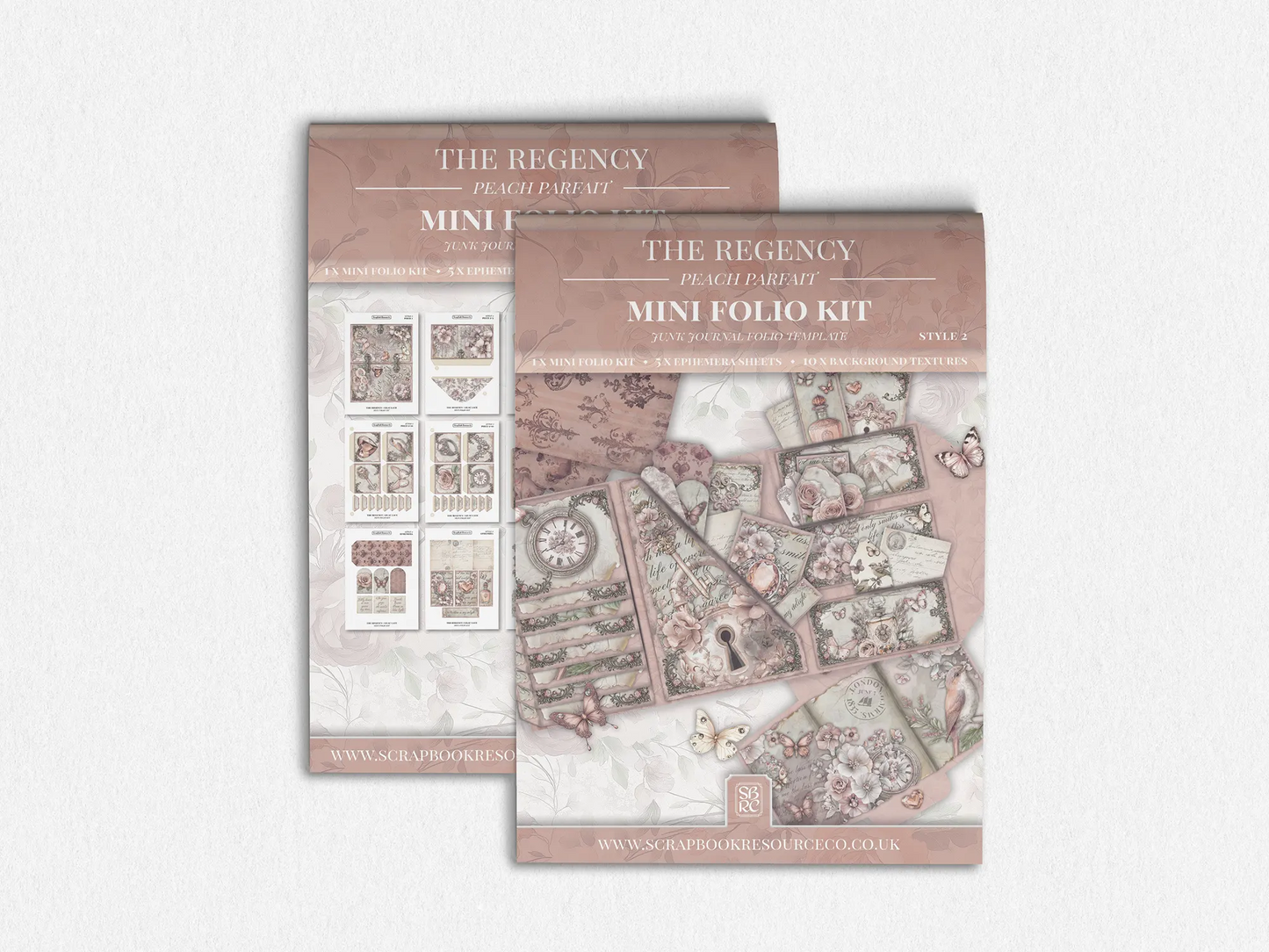 The Regency Peach Parfait Mini Folio Kit Style 2