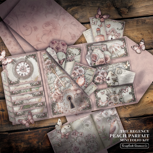 The Regency Peach Parfait Mini Folio Kit Style 2