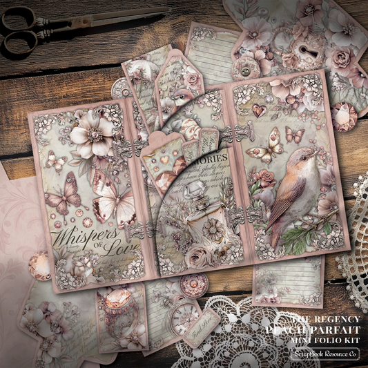 The Regency Peach Parfait Mini Folio Kit Style 3