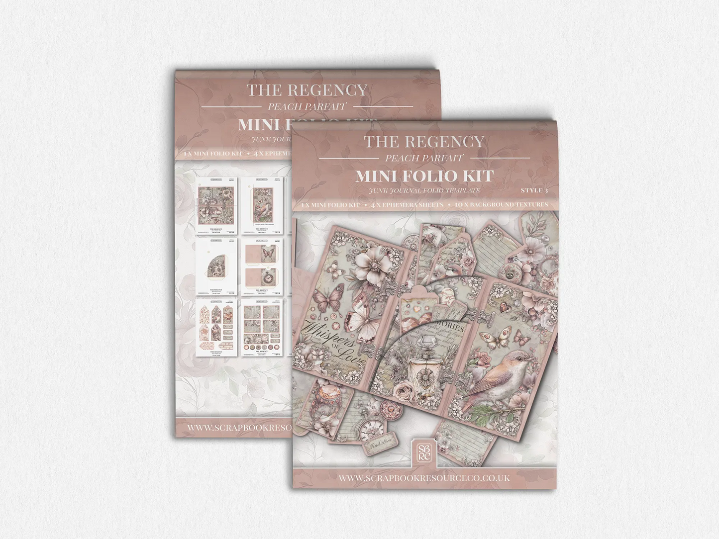 The Regency Peach Parfait Mini Folio Kit Style 3