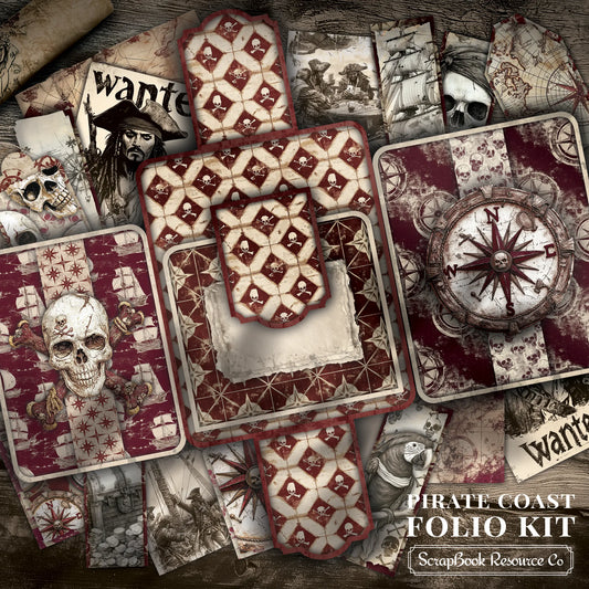 The Pirate coast Mini Folio Kit Style 5