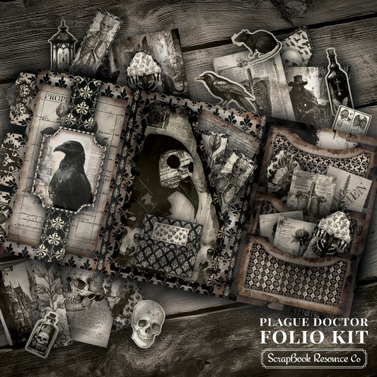 The Plague Doctor Mini Folio Kit Style 4