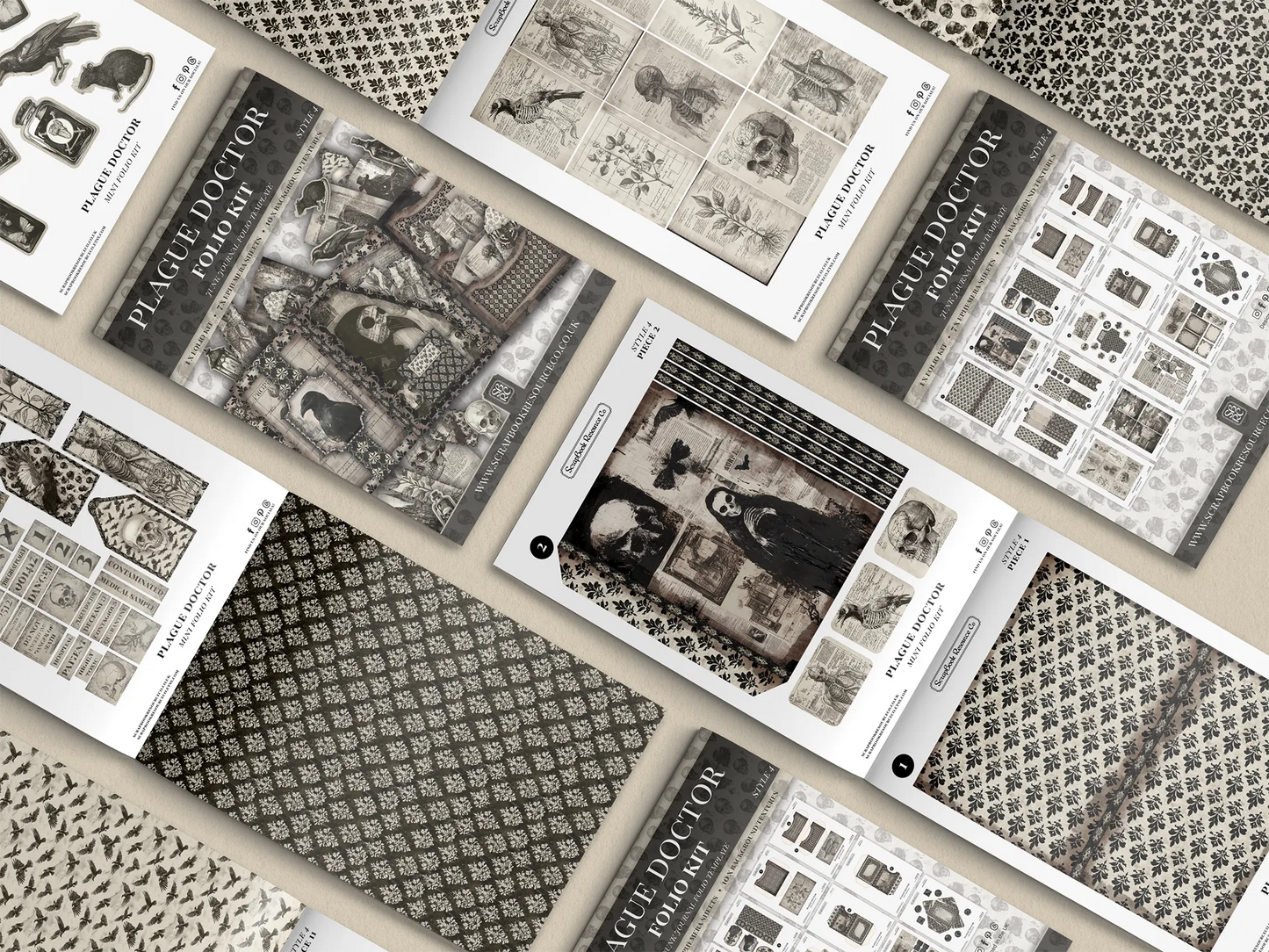 The Plague Doctor Mini Folio Kit Style 4