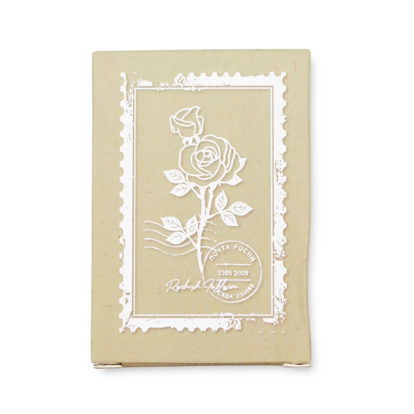 Rosebud Floral Ink Stamp