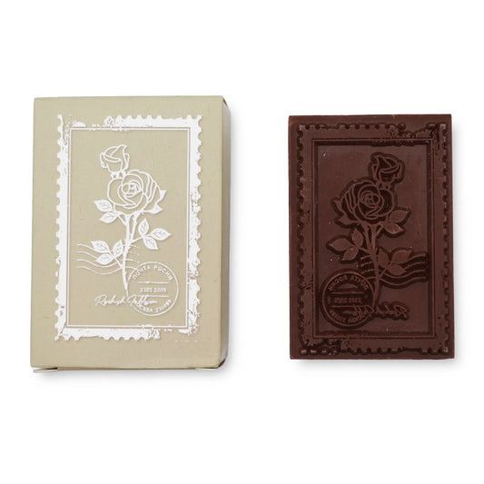 Rosebud Floral Ink Stamp