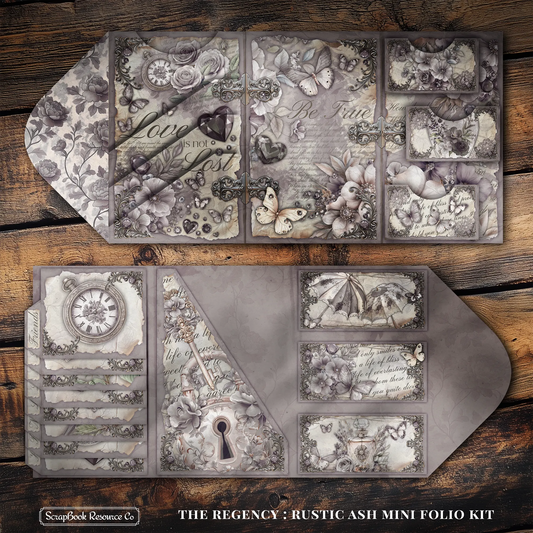 The Regency Rustic Ash Mini Folio Kit Style 2 DIGITAL DOWNLOAD