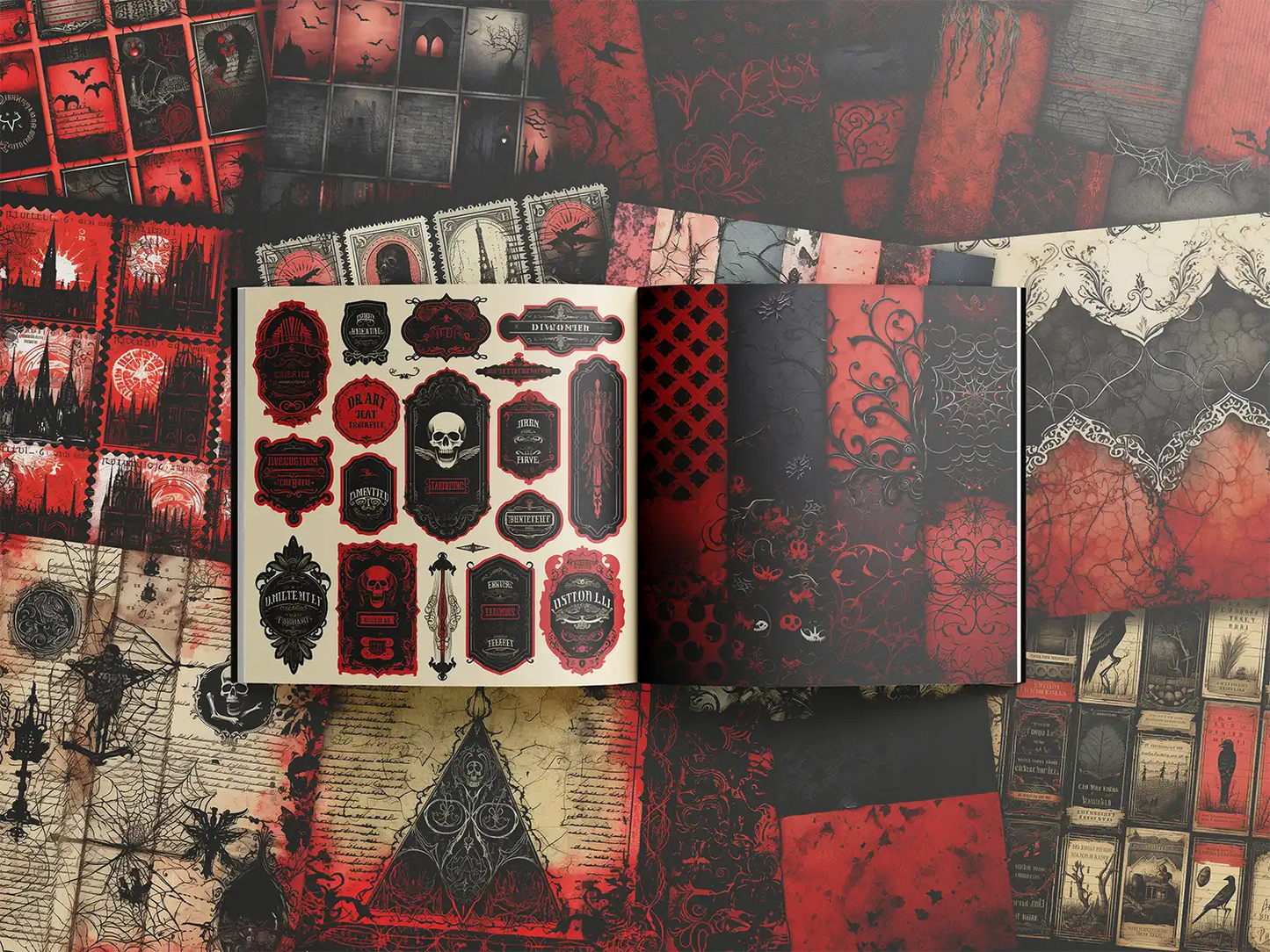 Scarlet Shadows - ScrapBookResourceCo