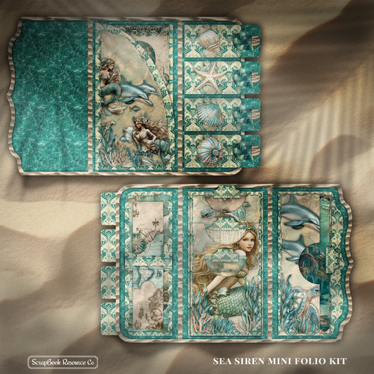 Sea Siren Mini Folio Kit Style 6 DIGITAL DOWNLOAD