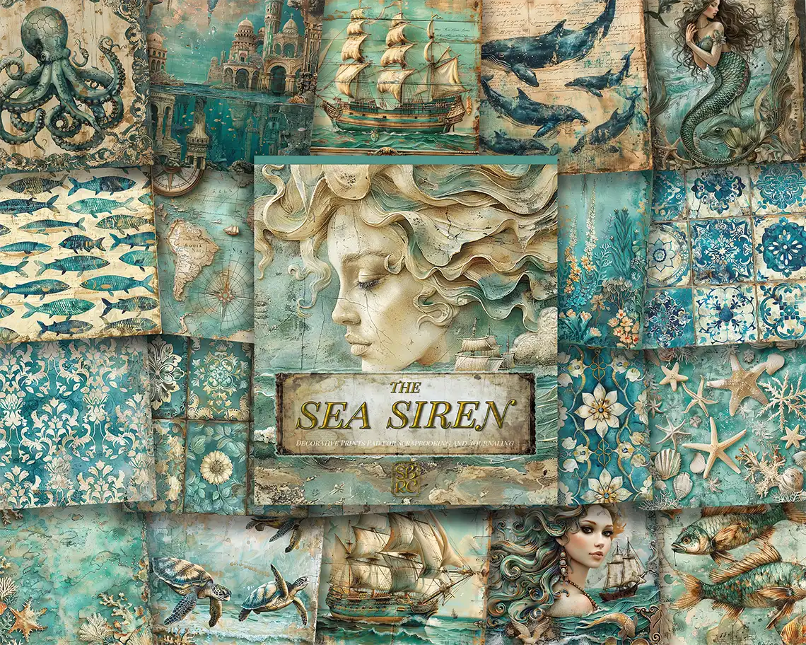 The Sea Siren - ScrapBookResourceCo