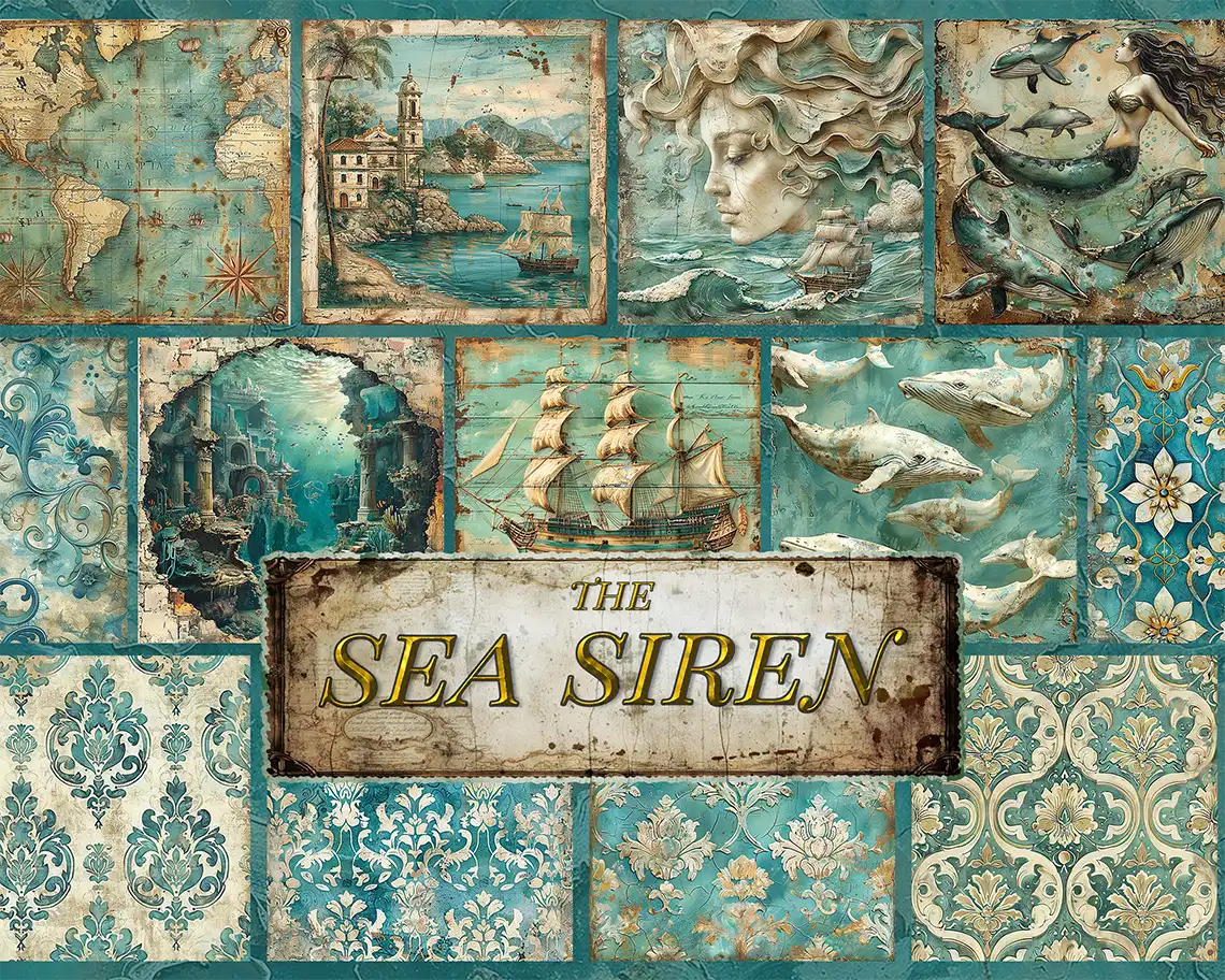 The Sea Siren - ScrapBookResourceCo