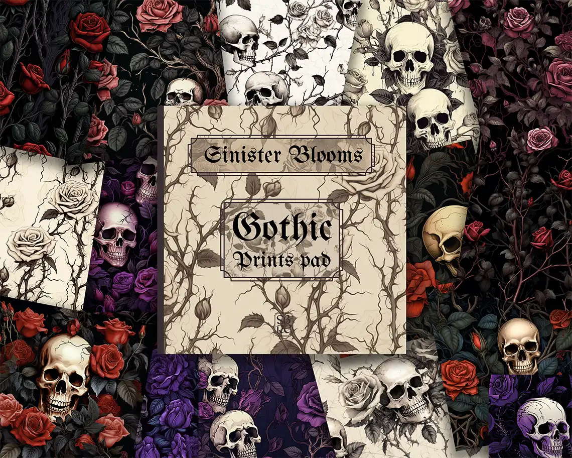 Sinister Blooms - ScrapBookResourceCo